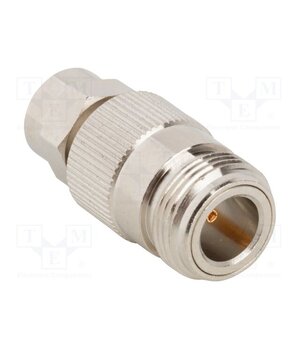 242152-75 Adapter; F male,N female; Insulation: PTFE; 75Ω; brass; 2GHz rwStJofQQvZnZD3eUQAB625gnY5gUeKlH40_fOzzX_c