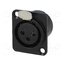 FC61900 Connector: XLR; socket; female; PIN: 3; soldering; black; metal LIn_uhLniNG2SCreYYp4_g_wL4CFZH4JE_MA5x2jrrE