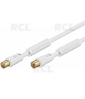 KABELIS TV-VIDEO HQ ar trokšņu filtru, 1,5 m, balts

 CKA092B.jpg