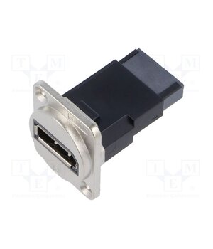 CP30233M Coupler; DisplayPort socket,both sides; FT; 19x24mm; metal GfV13zmYiNNQmgHtjfwv7W6Se5M3KablLDt_RcXp2-8