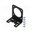 STAMPED ALUMINUM L-BRACKET FOR NEMA 14 Bracket; black; bracket,mounting screws; aluminum; 1pcs; NEMA 14 hiC1rV6XWBS8Qe5_ug73CBlVKkBVzh3H8FU9bXHPQ-8