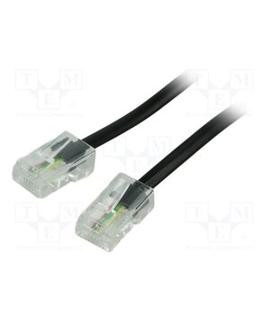 50256 Cable: telephone; RJ45 plug,both sides; 6m; black; Insulation: PVC -OUMAh1wdOfRpqKStny6zBAbeNj6lmsKcTCRBvpgoDU