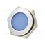SMFL22414 Indicator: LED; flat; blue; 24÷28VDC; Ø22mm; IP67; connectors; metal MMxtqGwtnG_nJsW-kz4bsGsQpcsEUbFwlez1PngZCFE
