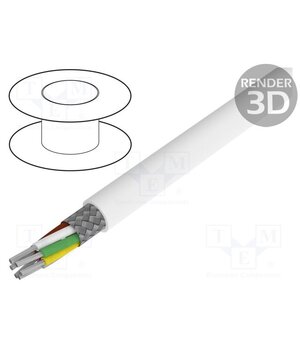 2824/6 WH005 Wire; Alpha Essential High Low Temperature; 6x22AWG; stranded Q9z8UeSC6UBOc1oGGdGDpI8bw4_lVb9aRMsF9ZcvdSw