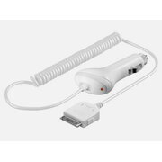 CAR CHARGER Apple iPod white 2A, Iout=2A, Uin=12/24V DC