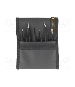 5-060-A Tweezers: kit; for precision works; ESD; 6pcs. mKUjAXUjIqw9EIjvyQ31d5tambJ52tUCrWxga9oi2HA