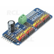 16 kanālu 12 bitu PWM/servo draiveris-I2C interfeiss PCA9685 modulis

 ABRDV04.jpg