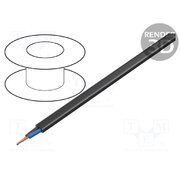 H03VVH2-F/2X1.00BK Wire; H03VVH2-F,OMY; 2x1mm2; flat; stranded; Cu; PVC; black; 300V dPTD6ss-XSC2ihLdTHkac_y3kIkk7BSLSp10-sL9wcg
