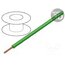 61.7607-25 Wire; Silivolt®-1V; 1x1mm2; stranded; Cu; silicone; green; 1.5kV BoKw40tbejr7LCkzbyMiY5lLU2FTGWVp8KyMMyJModM