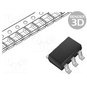 BSS138PS,115 Transistor: N-MOSFET x2; unipolar; 60V; 200mA; Idm: 1.2A; 420mW sy4TvsnxiagcgsBLfKpP2tQLR_CReYeNhIw6S9S0mSA