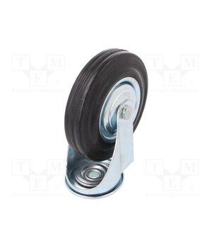 CKJS-SG 125W Transport wheel; Ø: 125mm; W: 25mm; H: 152mm; torsional; 100kg; steel YiB_jHlOHxWNPE2k9113W1nazICbnr5HEUSEfD9eakw