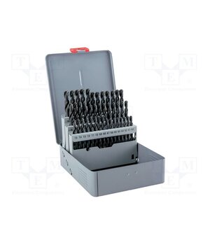 0000100361100 Drill set; for metal; high speed steel; metal case; MAYKESTAG X-O06EqzAsLroChgpgi4uDW_3etn3jxOJw7lCQYc2Gk