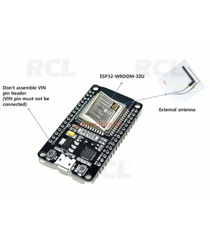 ESP-WROOM-32D ESP32-DevKitC attīstības plate WIFI+Bluetooth IoT NodeMCU-32

 ABESP09+1.jpg