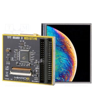 TFT BOARD 3 RESISTIVE Dev.kit: with display; LCD TFT; Resolution: 320x240; 3" misVbCchlF26KtiyHSQKD_FDtNBgcT95AHqwUEJy9pU