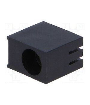 FIX-LED-504 LED housing; 5mm; polyamide; angular; black; UL94V-2; H: 12mm _RY8WFT9tiNNSy8hYvvhE4MvnfG5ULd0vN0K0tUc4lE