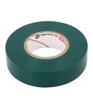 PR37-19-20/GR Tape: electrical insulating; W: 19mm; L: 20m; Thk: 0.18mm; green o0wkdpj4rXCxk44ynWW78SqvaNSfjh4k0NebeQB0Ui0