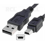 DATORU KABELIS USB-A <> mini USB-B-5P 1 m

 CKAK161_1AS.jpg