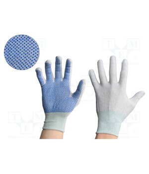 109-0603 Protective gloves; ESD; XL; polyamide,PVC,carbon fiber GfL4QqW8n6cCM4w9vlDJ_xS9NyP9bN5fQUNgUH-3L_U