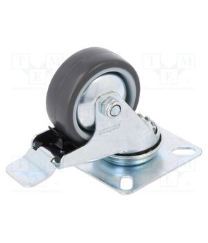 BDPE 0501 1001 Transport wheel; Ø: 50mm; W: 20mm; H: 68mm; torsional with lock L_HYtUZxBhhwA19w1Q7unUiGtD9fBTW7bgKwRT-Quh8