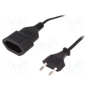 CP123 Extension lead; Sockets: 1; black; 2m 0JnWkdWzsPVMCeBaeXGA4K8QGbe2axwznkeMlnQj0PI