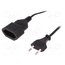 CP123 Extension lead; Sockets: 1; black; 2m 0JnWkdWzsPVMCeBaeXGA4K8QGbe2axwznkeMlnQj0PI