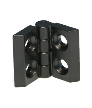 Melna cinka sakausējuma eņģe 2020 alumīnija profilam

 II22F62J+1.jpg