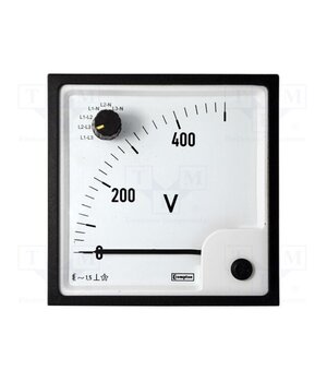 039-90617-0300-300V Voltmeter; on panel; VAC: 0÷300V; Class: 1.5; True RMS; Uin: 300V Q0Dpb0cPKY_ZiKlRhrhpboux9bjJtkRDtvWpgx-yM3c
