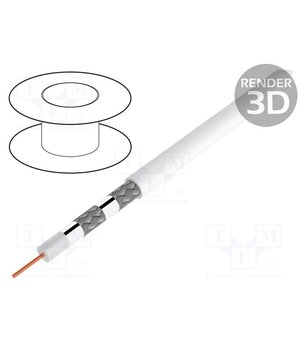 74022 Wire: coaxial; wire; CCS; PVC; white; 500m; Øcable: 7mm -cb8Mcxvw-LshsnlKI3o4LPkkgAU0F7reDOj1V0l9fE