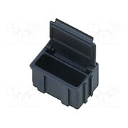 9-322-VE10 Container: box; with flap; ESD; black zs3bkGbc7bPiupZ43b-2e4bWsEQcdkLmeWIn_l46AIM