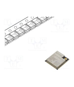 ESP32-S3-WROOM-1U-N8R8 Module: IoT; Bluetooth: BLE; WiFi; external; IEEE 802.11b/g/n; SMD ishUuwYAg9CnVbjexgzDnFk7IxaUNPVWbdqBSwQFeXo