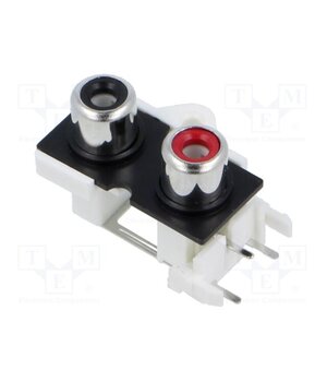 PHS-10B Connector: RCA; socket; female; double; angled 90°; THT Tz0uQx0DaRXSjZSYQeCnNhffYc1MwBglVPGBhMQpw6I
