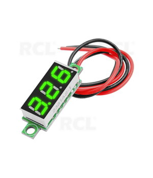 VOLTMETRS - MODUĻIS 0,36" LED zaļš, DC 2,5-30V, 2 vadi

 ATMV24Z+1.jpg