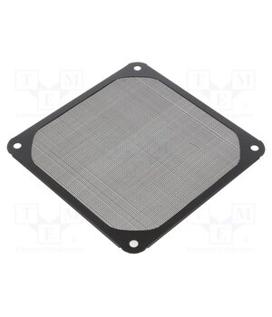 GRM120-AL01-BK Filter; Ø120mm; aluminium; 1pcs; black; Mounting: screw; Kit: filter mGTTzOBb5ehaK7D6aVomoKJhE8NfubPFMkD4kjfvz7U