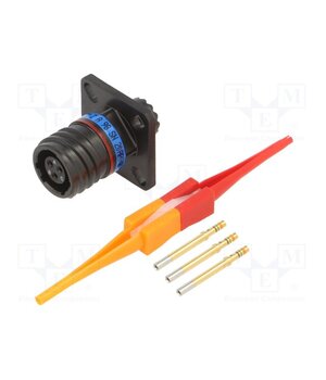 D38999/20ZA98SN Connector: military; socket; female; PIN: 3; straight; crimped; 7.5A 5CmmwnEf9i7KOuDdM4loUtJv1dya8TnDVh_ahUXpXY0