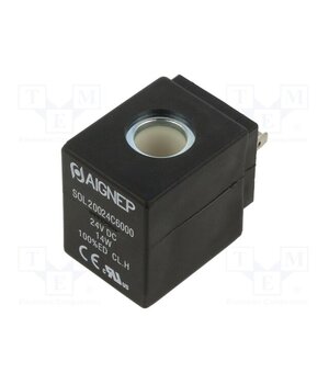 FLSOL20024C6000 Coil for solenoid valve; IP65; 24VDC; 14W; 13mm JMAME0MI4J14FTUZ6XAGO79WS7uSNQXWWJgEL4KvNWU
