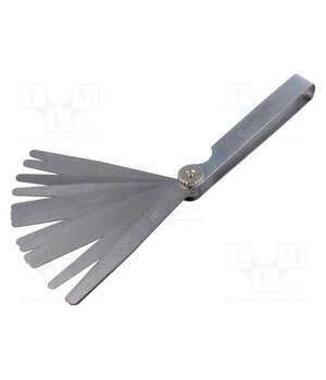 77340-20 Metric feeler gauge; Range: 0,05÷1mm; L: 100mm; Width: 10mm; 20pcs. KLNVPTfItLqafac7Qis525Xage3EFYEE6ACknhsCdZY