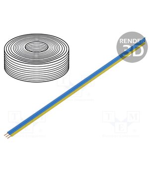 318-223 Wire: ribbon; FBK Toy; 3x0.14mm2; stranded; Cu; PVC; blue,yellow Hb9MWIvcLUn97nMoF5ksLwjhKgMNAC187nNMGN0JZ7U