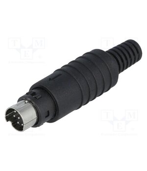 4850.1810 Connector: DIN mini; plug; male; PIN: 8; soldering; for cable wnkIh9lnq0J39gtMcpUEJcrrbxLDUdH-IOqBz3uAcNM