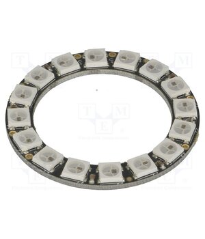 ADAFRUIT 16 WS2812 LED NEOPIXEL RING LED; RGB; No.of diodes: 16; Controller: WS2812B; ring; 5VDC; 0.8A jVl-bZXM27hNthbzvQhtJMLBXiVGZX-cN4hBs689S5Y