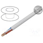 LA0051 Wire; BiTprotect,YTDY; 4x0.5mm; round; wire; Cu; PVC; white; CPR: Eca S27-yI6-wRCREHXIDTslIRThYS-25NRXjmckmZpVikk