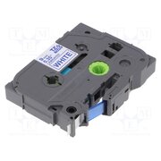 TZE-223 Tape; 9mm; 8m; white; Character colour: blue; laminated,glued bfFE_rv6I_63Wc6xqB3wDhNF0YqaNF38tNmnxkXisQY