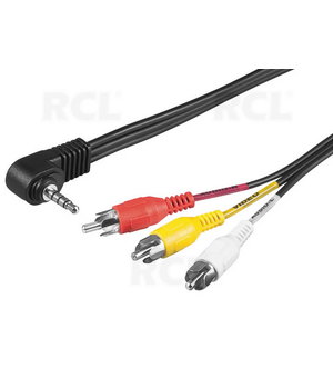 3,5 mm (4-pin) uz 3 RCA kabelis, 1,0 m

 CKA045_1.jpg