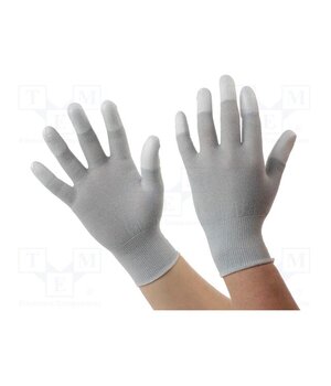 109-0911PV Protective gloves; Size: L; ESD; grey (bright) WBozraITSWrDfUs3bpKEJX8gw5NNvJypEe3aw0yOveo