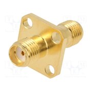 132340 Coupler; SMA female,both sides; straight; 50Ω; PTFE; gold-plated 5QFAovtFs6Mpqz1AyZpjBWxVhrIirJ8rnpDhNBg4bdQ