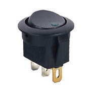 ROCKER SWITCH ON-OFF 12V DC 20A, ar zilu punktu indikāciju / ø20mm

 CPR432M.jpg