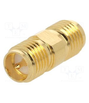 132169RP Coupler; RP-SMA male,SMA female; reverse; straight; 50Ω; PTFE L2QAA2b3K6Cuv6BJERaFV30OnNEQVzHLdXCroCDa13Q