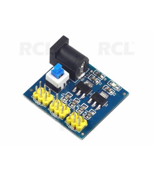 DC-DC barošanas modulis, ieeja: 12 V, izeja: 3,3 V, 800 mA

 AMM033502.jpg