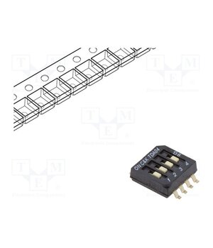TDA04H0SB1R Switch: DIP-SWITCH; Poles number: 4; OFF-ON; 0.025A/24VDC; Pos: 2 6bHzS9-VXgvo6NLbSkUrdBn2So_6iufpboBTA5HIqwk