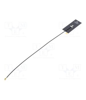 146184-0200 Antenna; Wideband; 4dBi; linear; for ribbon cable; 3÷6GHz; U.FL lodr4xcn5LOe2flnRK9Xdu9zcsDMKYGol7OtK5fc7Z4