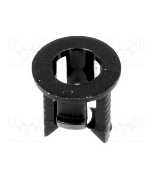 FIX-LED3-7 LED holder; 3mm; one-piece; black; UL94V-2; L: 5.6mm; polyamide qxUOjR2DoOaUhBGV9oVTNULTbxLRAbCZ-29PDtvJNl8